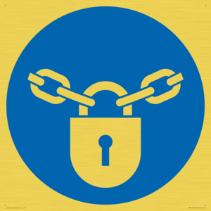 Mandatory: Keep locked